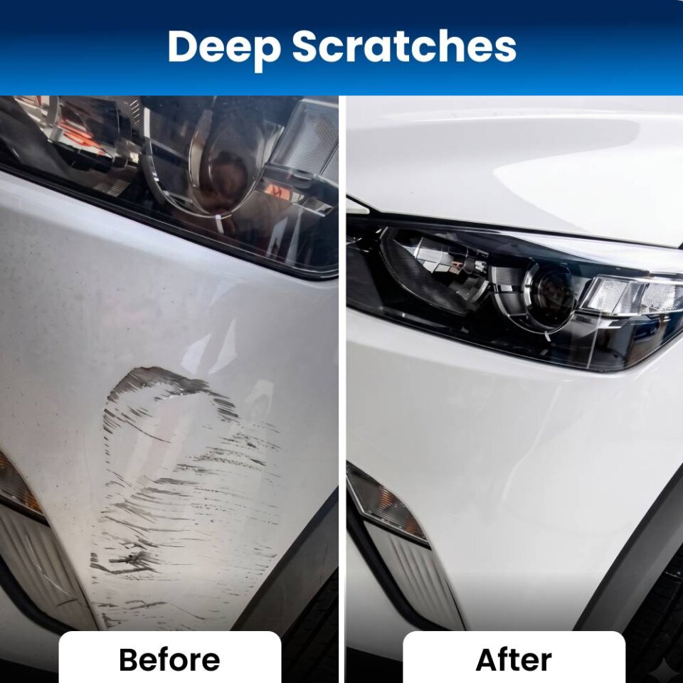 Before and after on a keyed wing